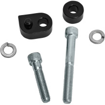 Floorboard Extension Kit — Floorboard, Black, Silver