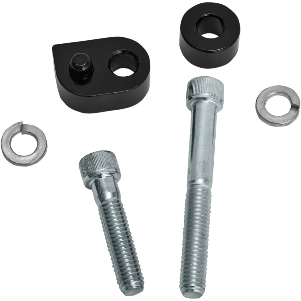 Floorboard Extension Kit — Floorboard, Black, Silver