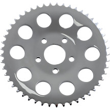 Rear Wheel Sprocket — 530 chain, 49T, 11.7 mm offset, Chrome