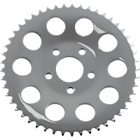 Rear Wheel Sprocket — 530 chain, 49T, 11.7 mm offset, Chrome