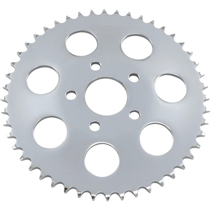 Piñón trasero — cadena 530, 48 dientes, desplazamiento 5.8 mm, cromo