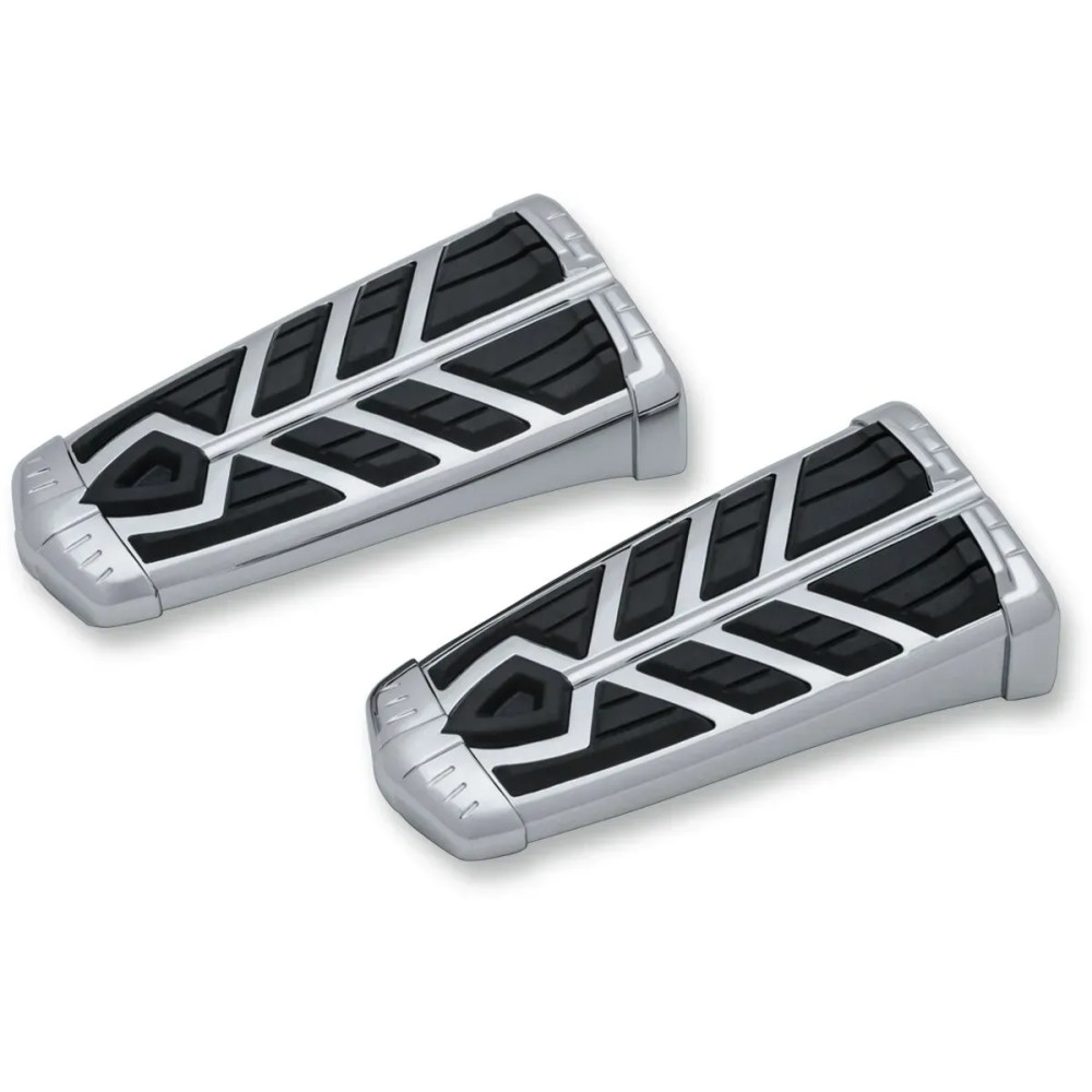 Spear Foot Pegs — Black, Chrome, Mounting: Left, Right, Front, Rear