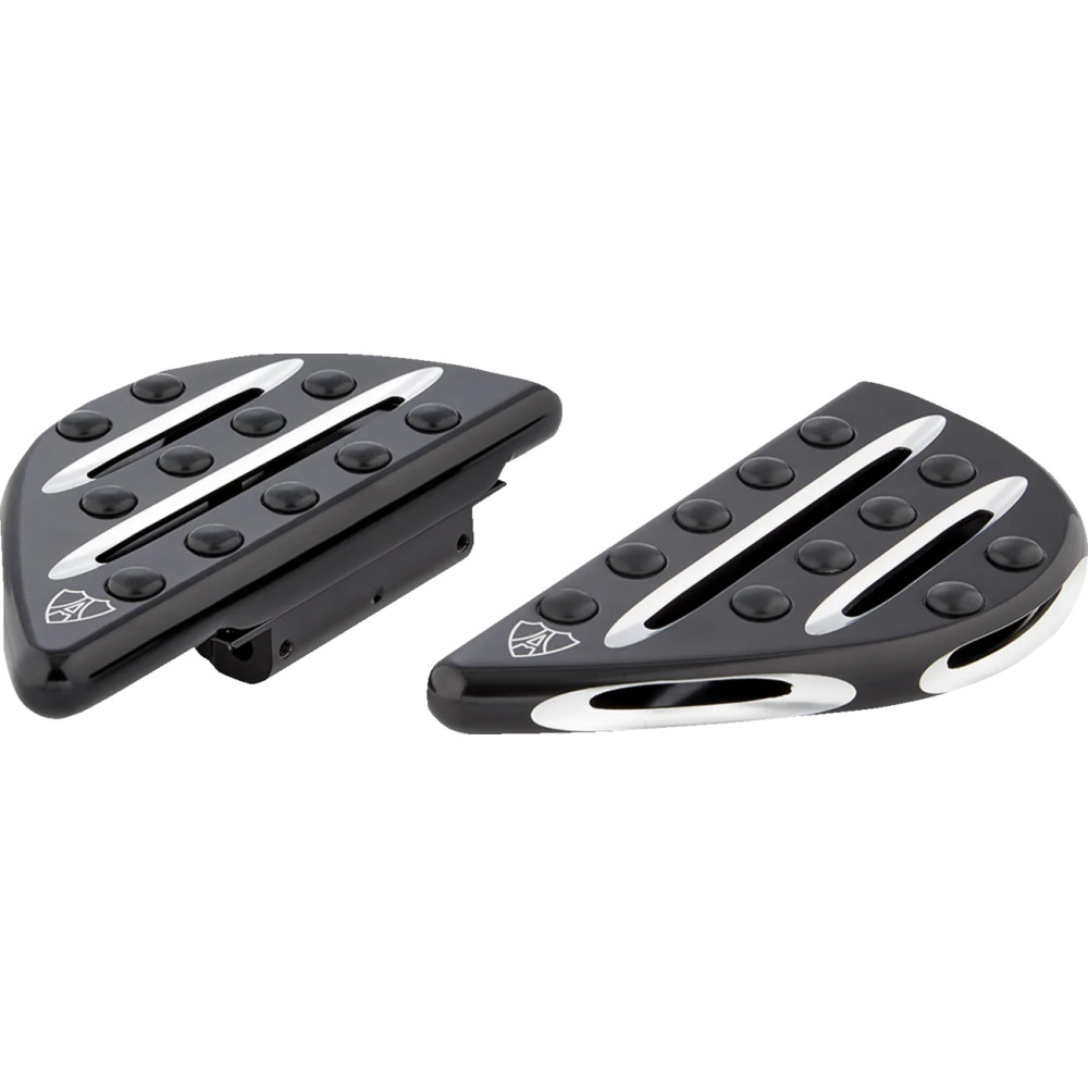 Deep Cut Floorboards — 18 cm (7") length, 10 cm (4") width, 25 mm (1") thickness, Black anodized
