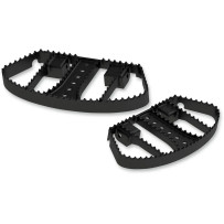 MX Style Driver and Passenger Floorboards — 10", Black