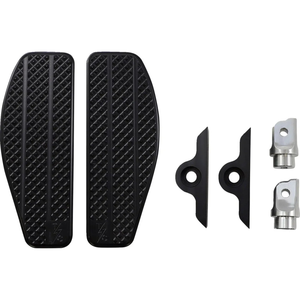 Mini Floorboards — 20.5 cm (8"), 76 mm (3"), pair, black