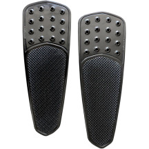 Reposapiés delanteros — Conductor, extendidos, negro