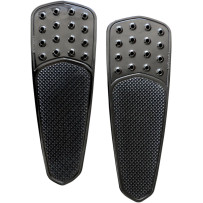 Reposapiés delanteros — Conductor, extendidos, negro