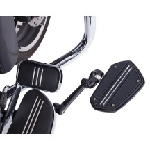 Reposapiés Twin Rail — Conductor y pasajero, Negro