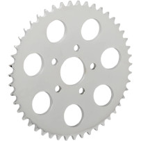 Rear Wheel Sprocket — 530 chain, 47 tooth, 5.8 mm offset, Chrome