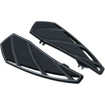 Phantom Driver Floorboards — Fits Indian Chief, Chieftain, Roadmaster, Springfield, Black gloss