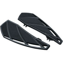 Phantom Driver Floorboards — Fits Indian Chief, Chieftain, Roadmaster, Springfield, Black gloss