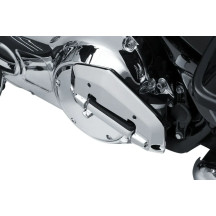 Hex Folding Floorboard — Driver, Black/Chrome