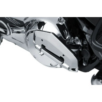 Hex Folding Floorboard — Driver, Black/Chrome