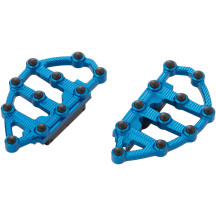 MX Billet Floorboards — 8" L, 4-1/4" W, 3/4" thick, Blue