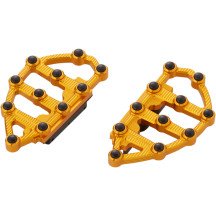 MX Billet Floorboards — 8", 19 mm, 4-1/4", Gold