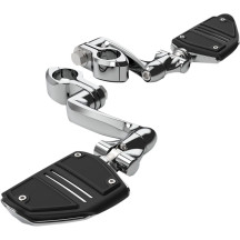 Plataformas Mini Twin Rail — Negro, Cromo