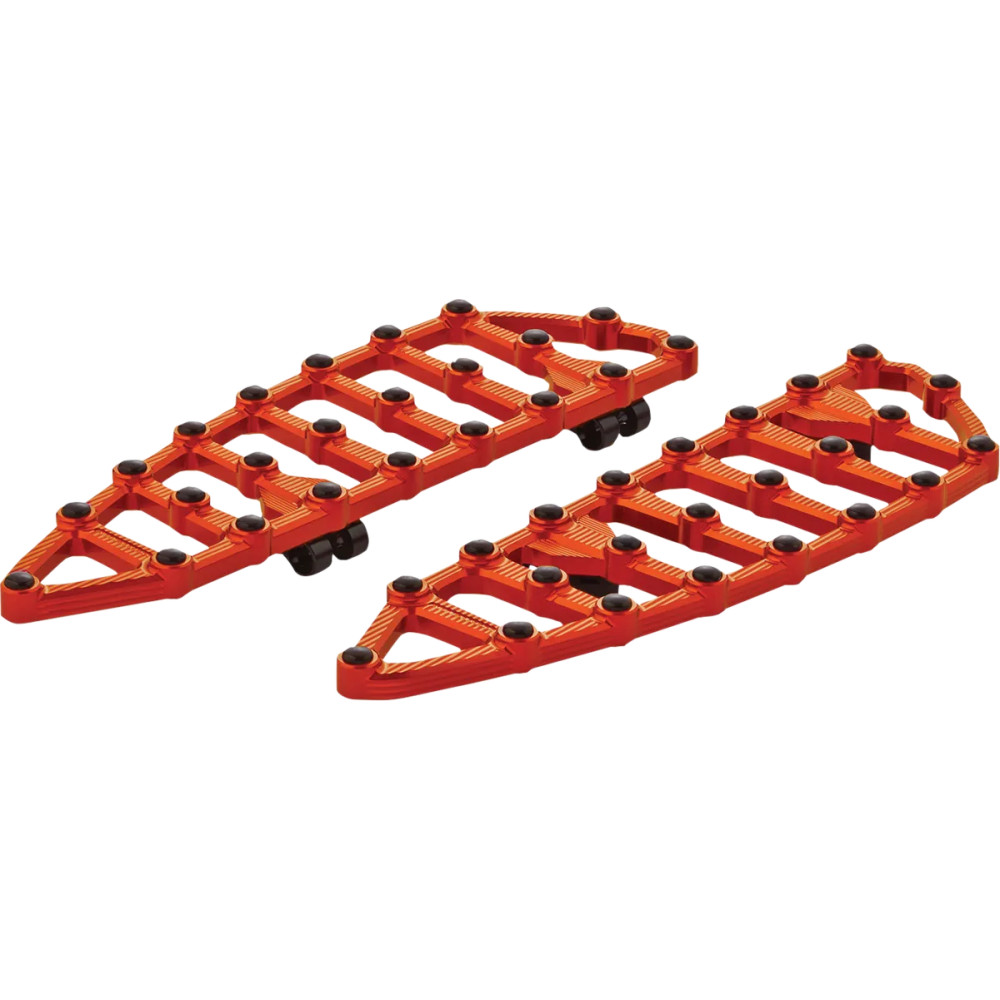 MX Billet Floorboards — 18", 1" thickness, Orange