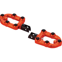 MX Foot Pegs — Orange, Driver, Passenger