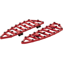 MX Billet Floorboards — 45.5 cm length, Red anodized