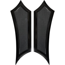 Reposapiés Instigator Extendidos — Conductor, extiende 2.5" delantero/trasero, +0.75" ancho, Negro