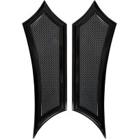 Reposapiés Instigator Extendidos — Conductor, extiende 2.5" delantero/trasero, +0.75" ancho, Negro