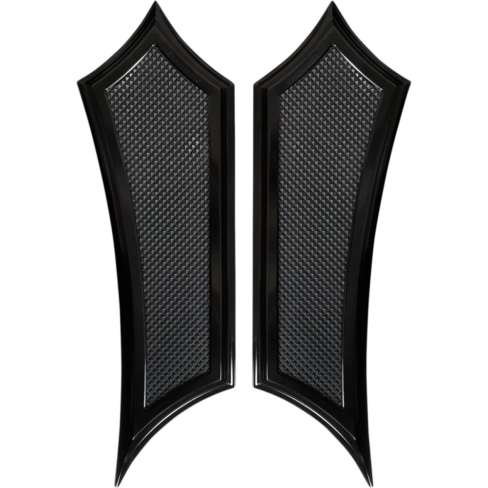 Reposapiés Instigator Extendidos — Conductor, extiende 2.5" delantero/trasero, +0.75" ancho, Negro