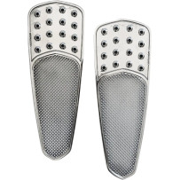 Reposapiés delanteros — Extendidos, Teardrop, Cromado