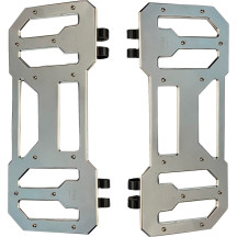 Pro Board Floorboards — 12" x 5", Chrome