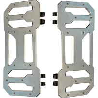 Pro Board Floorboards — 12" x 5", Chrome