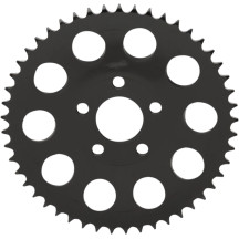 Piñón de rueda trasera — 49T, cadena 530, 11,7 mm offset, negro