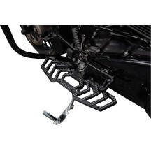 Reposapiés — 40 cm (15-3/4"), 12.5 cm (5"), 19.05 mm (3/4"), Negro anodizado