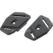 SpeedLiner Passenger Floorboards — black anodized, fits FL Touring models