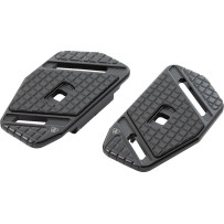 SpeedLiner Passenger Floorboards — black anodized, fits FL Touring models