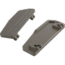 County Line Floorboards — 11.5" x 4", billet aluminum, bronze