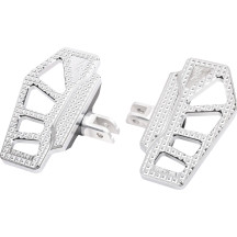 Apex Mini Floorboards — 16.5 cm (6-1/2") long, 89 mm (3-1/2") wide, Chrome