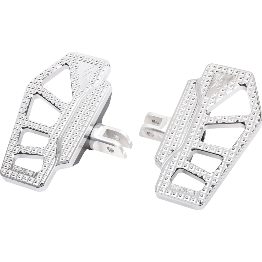 Apex Mini Floorboards — 16.5 cm (6-1/2") long, 89 mm (3-1/2") wide, Chrome