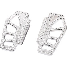 Apex Mini Floorboards — 6-1/2" (16.5 cm) × 3-1/2" (89 mm), Chrome