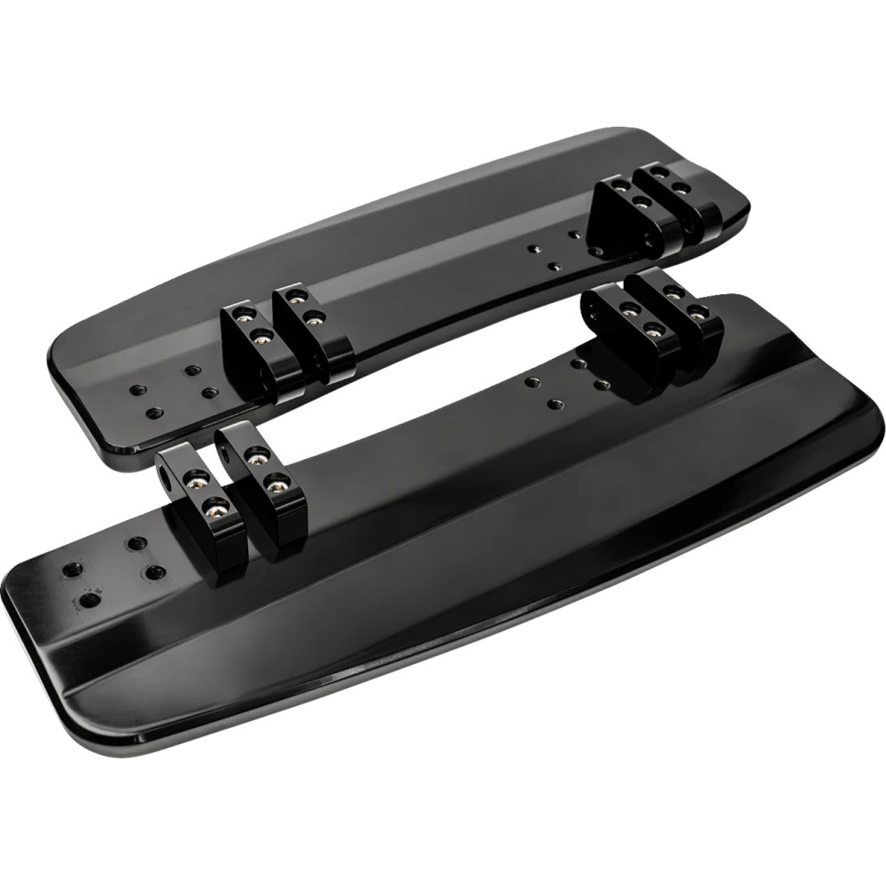 Driver Floorboards — Black, anodized, pair