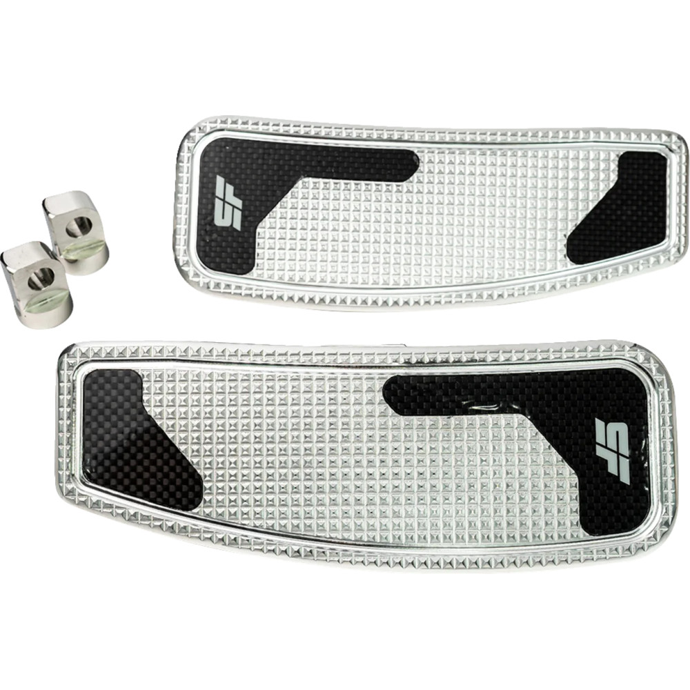 Mini Floorboards — 19.5 cm x 7.6 cm, Male mount, Silver polished