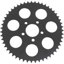 Piñón trasero de conversión a cadena 530 — 56.4 mm (2.220") diámetro, 51 dientes, negro brillo