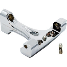 Forged Passenger Floorboard Mounts — Chrome, Kit