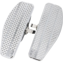 Mini Floorboards — 20.5 cm (8"), 76 mm (3"), Pair, Chrome