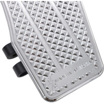 Bagger Floorboards — 14 in L, 5 in W, Driver, Chrome