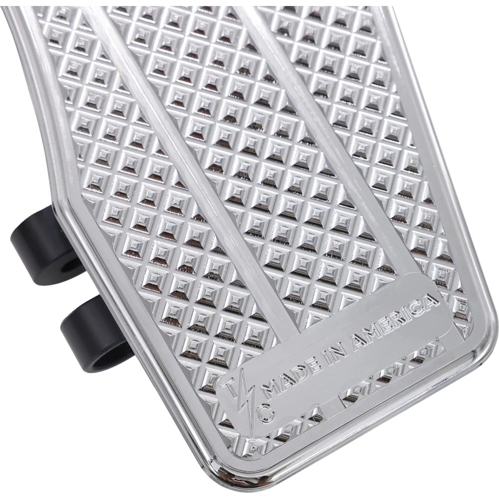 Bagger Floorboards — 14 in L, 5 in W, Driver, Chrome