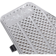 Bagger Floorboards — 14 in L, 5 in W, Driver, Chrome