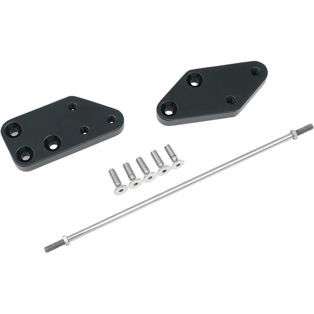 Kit de extensión de controles adelantados de 3" — 76,2 mm (3") delantero, negro anodizado