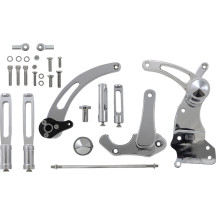 Controles adelantados — +152 mm (+6") hacia adelante, cromado