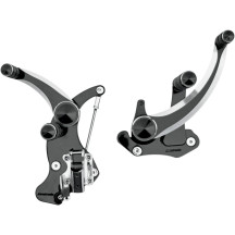 Controles adelantados — +152 mm (+6"), Negro, Cromo