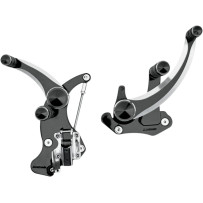 Controles adelantados — +152 mm (+6"), Negro, Cromo