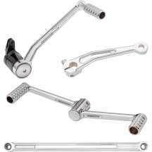 SpeedLiner Foot Control Kit — Heel-toe shifter, Chrome